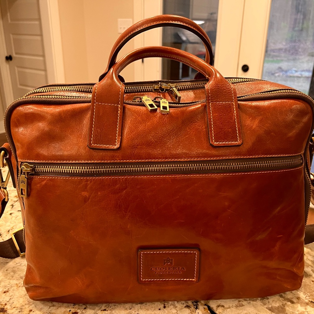CUOIERIA FIORENTINA authentic Italian leather bag